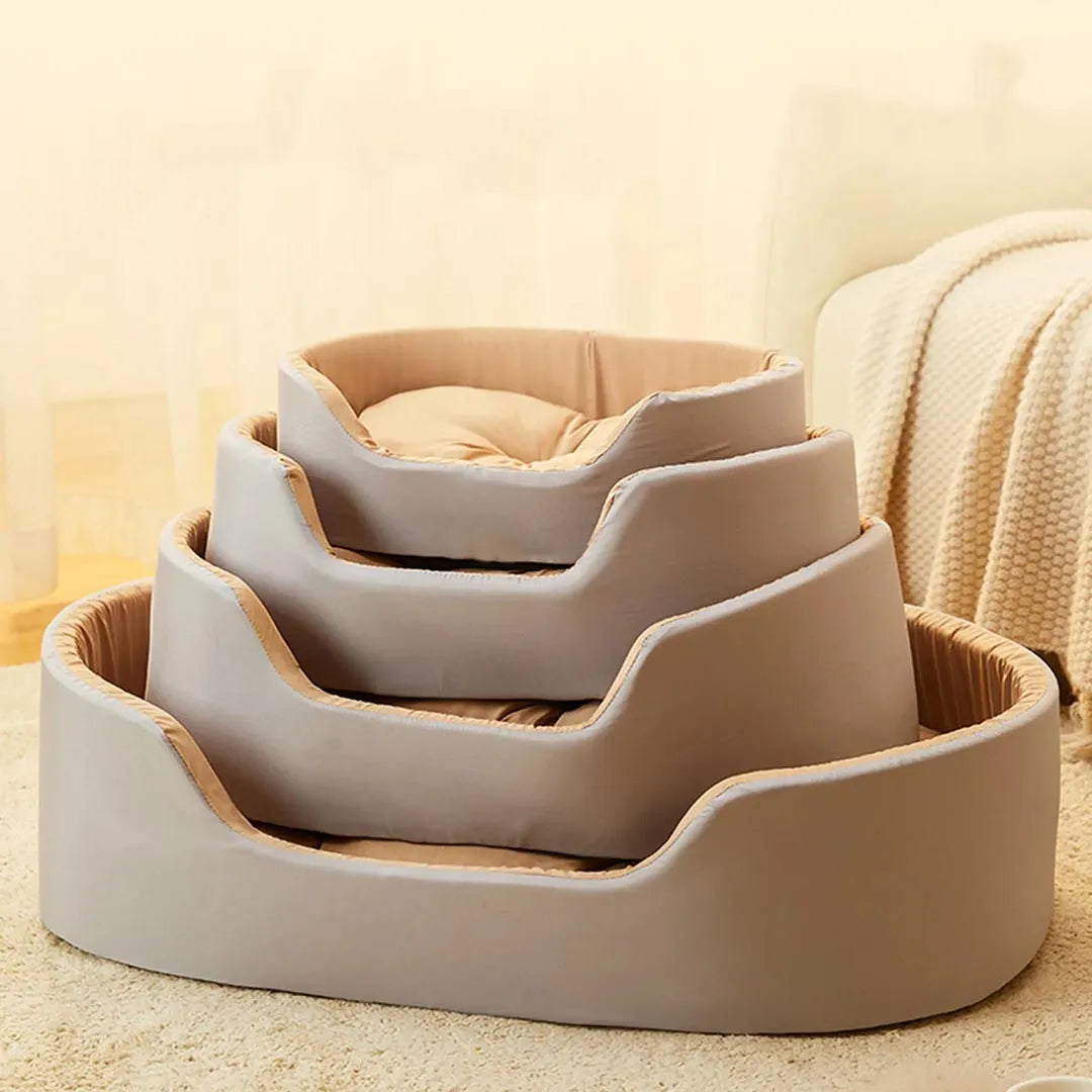 Deluxe Pet Bed with Removable Cushion