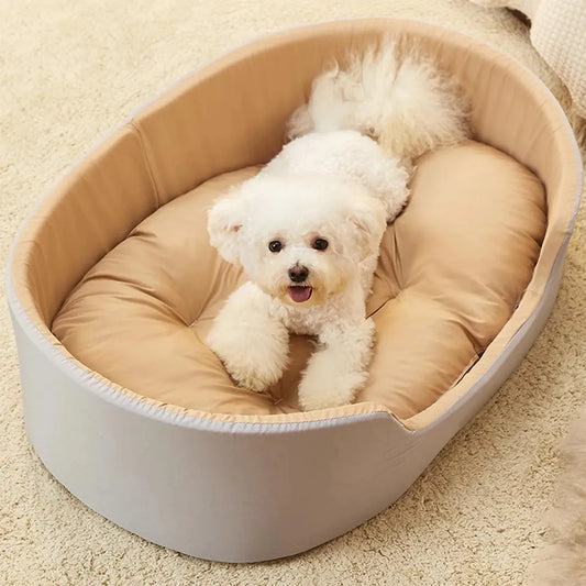 Deluxe Pet Bed with Removable Cushion